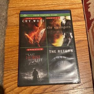 (UNOPENED)- Cry Wolf, the strangers, The Last House On The Left, The Return